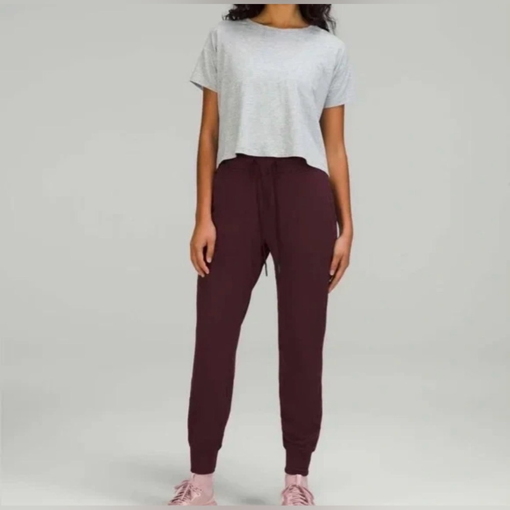 Lululemon "Ready To Rulu" Dark Purple High Waist Buttery Soft Jogger Pants US 6